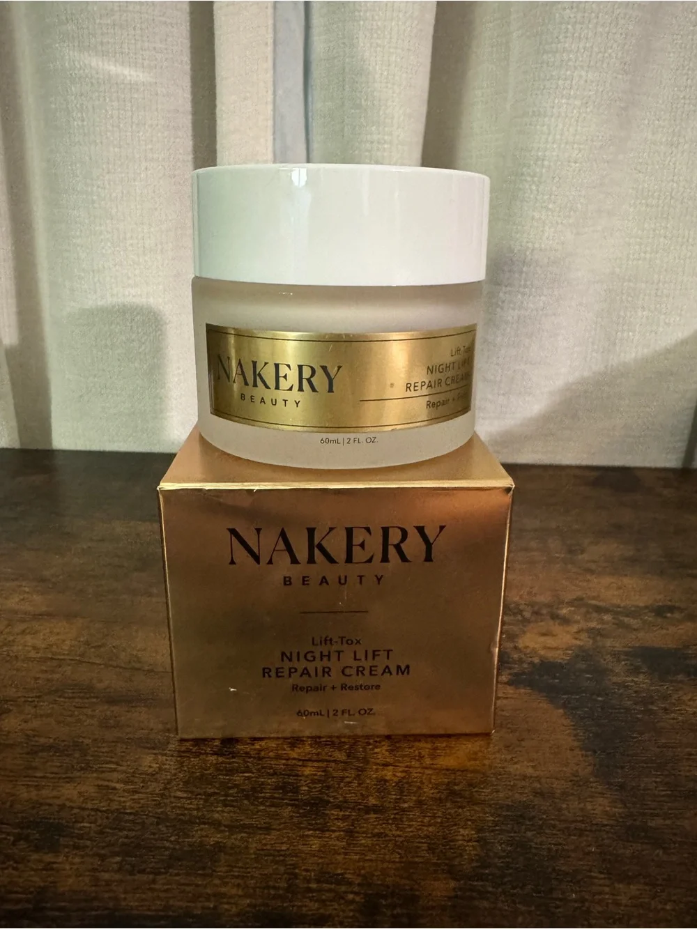 Nakery Beauty Lift-Tox Night Lift Repair Cream 60ml, new and sealed